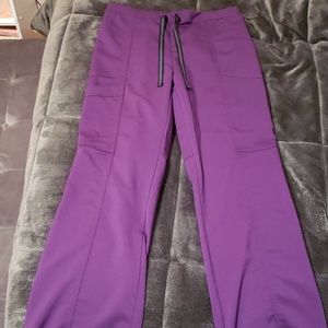 Purple scrub pants